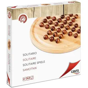 Wooden board game Cayro Solitaire Eco image-0