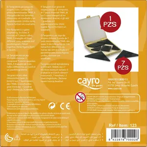 Tangram en boîte plastique compétence Cayro image-2