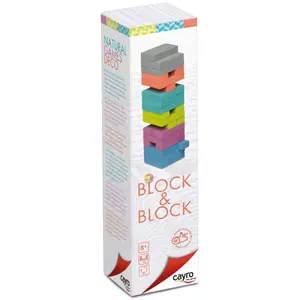 Wooden balance tower Cayro Pastel image-0