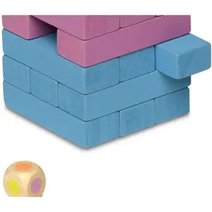 Wooden balance tower Cayro Pastel image-2