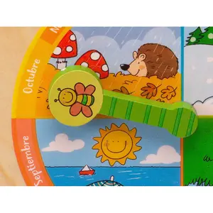 Wooden learning calendar figurine Cayro image-2