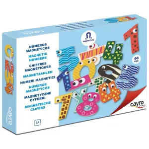 Set of 60 magnetic numbers educational games Cayro image-0