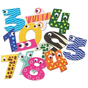 Set of 60 magnetic numbers educational games Cayro image-1