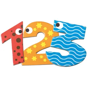 Set of 60 magnetic numbers educational games Cayro image-2