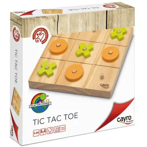 Educational wooden games Cayro Eco Tic Tac Toe image-0