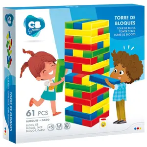 Games of skill 61 blocks CB Games Tower balance image-0
