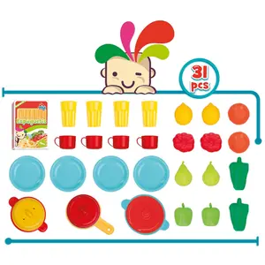 Kitchen and food box 31 pieces CB Toys image-3