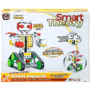 Metal construction set 262 pieces CB Toys Mecano Robot image-0