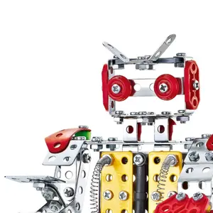 Metal construction set 262 pieces CB Toys Mecano Robot image-2