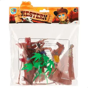Figurine cowboys of horses and accessories CB Toys image-0