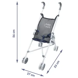 Classic folding doll stroller CB Toys image-3