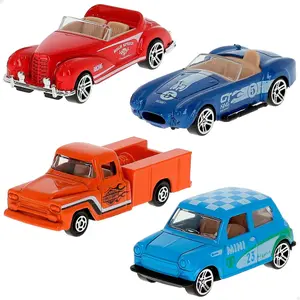 Set of 4 assorted metal cars 1:64 scale CB Toys Speed&go image-1