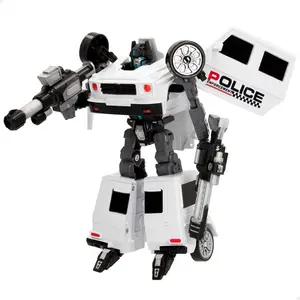 Transformable robot building set with police car CB Toys image-2