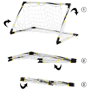 Foldable soccer goal, ball and inflator kit CB Toys image-2