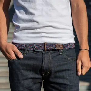 Elastische gevlochten riem Billybelt La manchester image-1