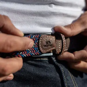 Elastische gevlochten riem Billybelt La manchester image-3