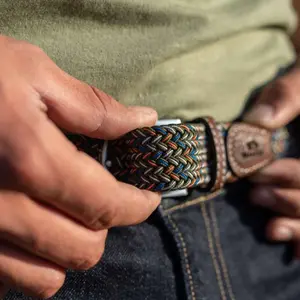 Elastische gevlochten riem Billybelt La moscou image-3