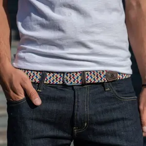 Elastische gevlochten riem Billybelt La rotterdam image-1