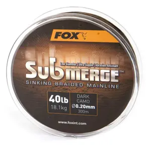 Braided wire Fox Submerge Dark Camo 25lb/0.16mm 600m image-0