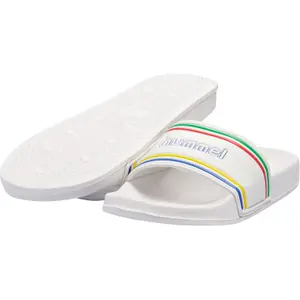 Claquettes hummel pool slide retro white image-0