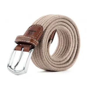 Elastische gevlochten riem Billybelt club Sable image-0