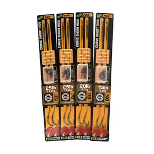 Bottom of the line Fox 15lb Curve Short Ready Rigs Gravelly Brown taille 8 image-0