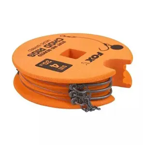 Monofilamento Fox rigide 30lb Standard Chod Rig Barbed taille 4 image-0