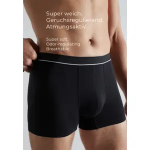 Unifarbene Boxershorts Ceceba (x2) image-3