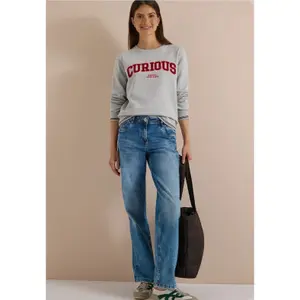 Women's Embroidered Sweatshirt Cecil TOS image-3