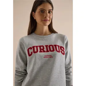 Women's Embroidered Sweatshirt Cecil TOS image-4