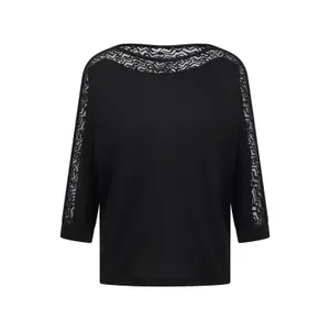 Women's long sleeve T-shirt Cecil Batwing Burnout image-0