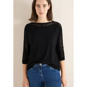 Women's long sleeve T-shirt Cecil Batwing Burnout image-2