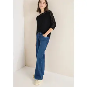 Women's long sleeve T-shirt Cecil Batwing Burnout image-4