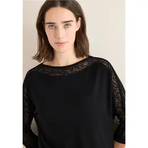 Women's long sleeve T-shirt Cecil Batwing Burnout image-5