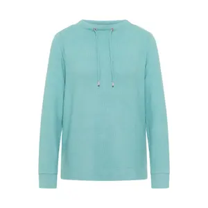 Women's hooded sweatshirt Cecil Cosy Melange image-0