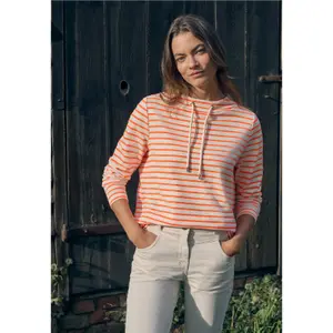 Gestreifter Stehkragen-T-Shirt für Frauen Cecil image-5