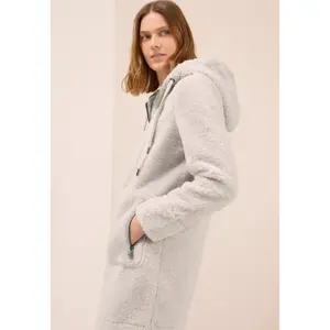 Manteau à capuche femme Cecil Teddy image-3