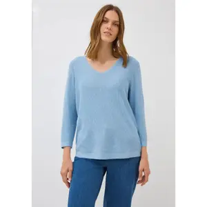 Strickpullover mit V-Ausschnitt für Damen Cecil image-1