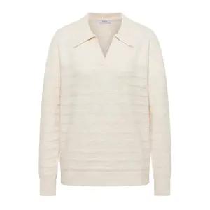 303454-16835-polo-femme-cecil-cosy-style-oat-milk-beige-melange
