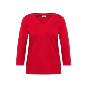 Damen T-Shirt mit 3/4-Ärmeln und V-Ausschnitt Cecil Basic image-0