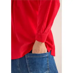 Damen Langarmbluse aus Baumwollcord Cecil image-4