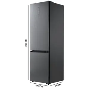 Kylskåp Cecotec Bolero CoolMarket Combi 405 WL Elite Silex Stone A image-2