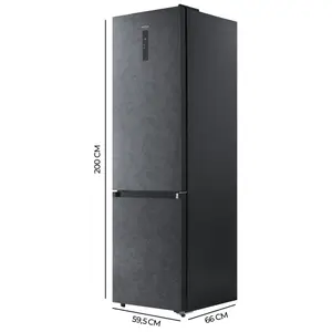 Koelkast Cecotec Bolero CoolMarket Combi Elite Onyx Stone A image-4