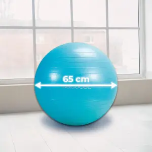 Ballon d'entraînement Cecotec DrumFit 65 Fitball image-1