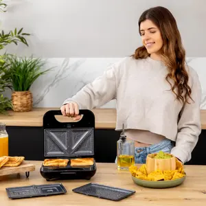 Γκριλ Cecotec Rock N Toast Combo image-3
