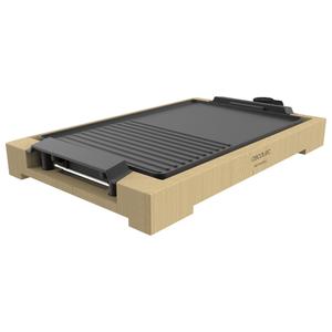 03058-plancha-cecotec-tasty-grill-2000-bamboo-svart-2000-w