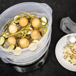 Cuiseur vapeur électrique Cecotec apovita 3000 Inox image-2