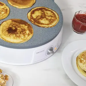 Crepe maker Cecotec Fun Crepestone Twin image-5