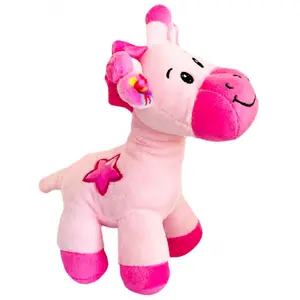 Giraffe rattle plush 3 colors Cel image-2