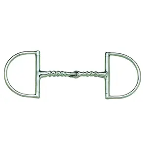 D-ring bit for horse Centaur Corkscrew Hunter image-0